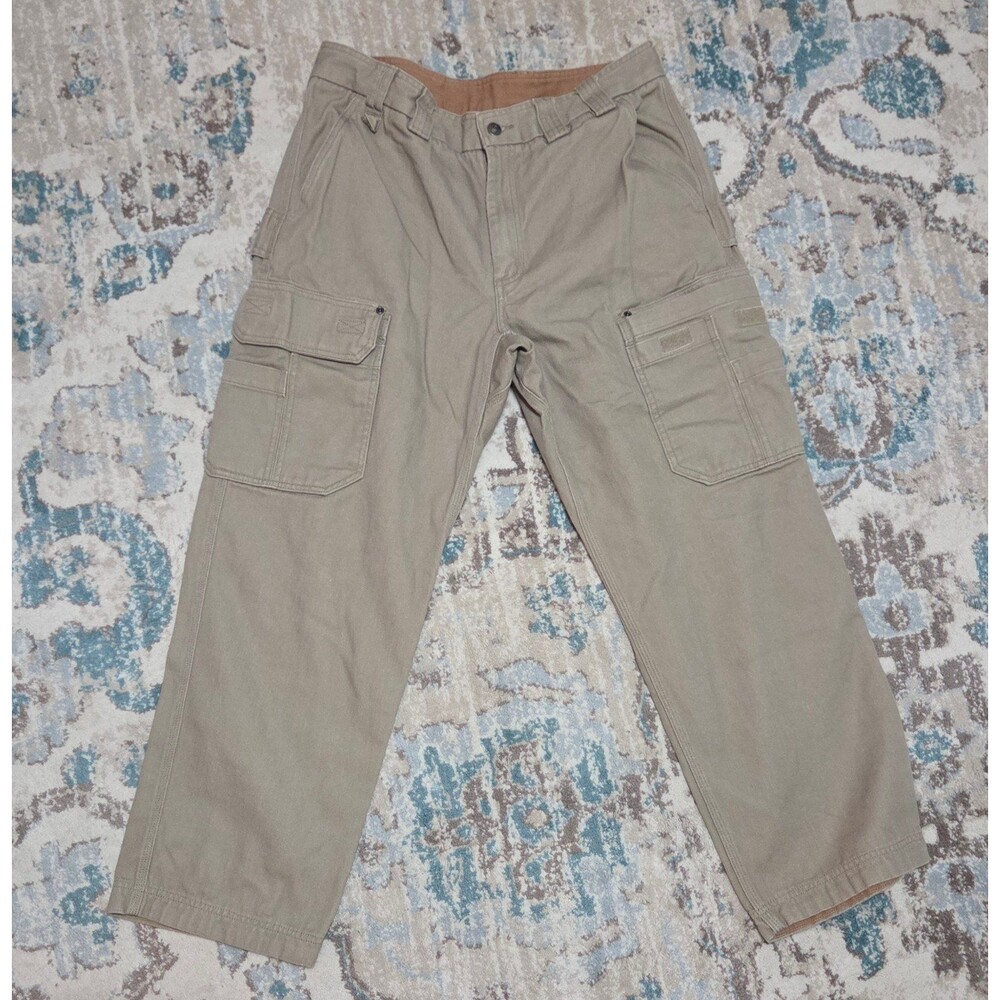Men's Duluth Trading Co Fire Hose Relaxed Fit Cargo Work Pants 37x30